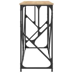Berkfield Home Console Table Sonoma Oak 100x40x80 cm Engineered Wood in Brown - Size: 100 x 40 x 80 cm - thumbnail 5