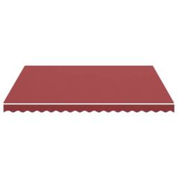 Berkfield Home Replacement Fabric for Awning Burgundy Red 4x3.5 m - thumbnail 3