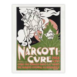"Artery8 Will H Bradley Narcoticure Vintage Advert Wall Art Print in Green - Size: W12"" x H16""" - thumbnail 1