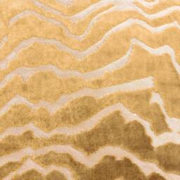 Paoletti Tierra Cut Velvet Abstract Cushion in Dark Brown - Size: 50 cm x 50 cm - thumbnail 4