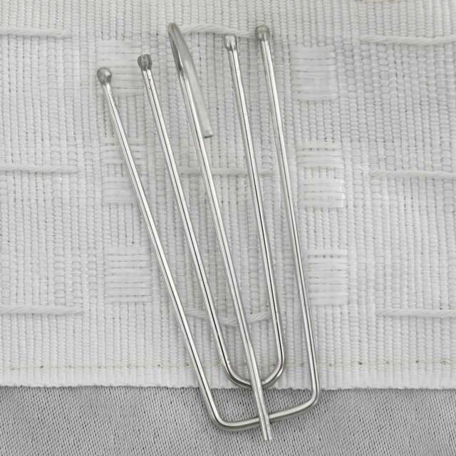 Berkfield Home Linen-Look Blackout Curtains with Hooks 2 pcs Beige 140x175 cm - image 1
