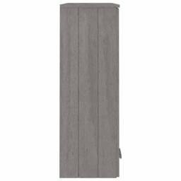 Berkfield Home Top for Highboard HAMAR Light Grey 85x35x100cm Solid Wood Pine - Size: 85 x 35 x 100 cm - thumbnail 5