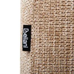 Wyld and Coco Beige Water-Repellent Ottoman with Eucalyptus Wood Legs - thumbnail 6