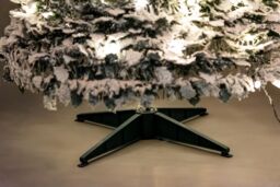 Shatchi Christmas Prelit Holly Snow White Flock Pop up Tree Xmas Home Indoor LED Warm Lights Decorations - Size: 6ft - thumbnail 5