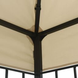 Berkfield Home Gazebo 3x6 m Cream in Beige - thumbnail 4