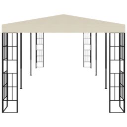 Berkfield Home Gazebo 3x6 m Cream in Beige - thumbnail 3