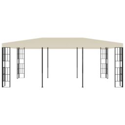 Berkfield Home Gazebo 3x6 m Cream in Beige - thumbnail 2