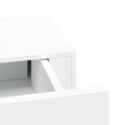 Berkfield Home Elegant Wall-mounted Drawer Shelf White 40x23.5x10 cm MDF - thumbnail 9