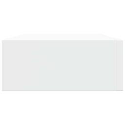 Berkfield Home Elegant Wall-mounted Drawer Shelf White 40x23.5x10 cm MDF - thumbnail 7
