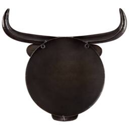 Wyld and Coco Handmade Iron Animal Wall Art Grey with Copper Accent - thumbnail 3