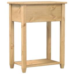 Berkfield Home Console Table Corona 55x35x73 cm Solid Wood Pine in Light Tan - Size: 55 x 35 x 73 cm - thumbnail 6