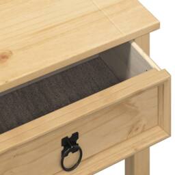 Berkfield Home Console Table Corona 55x35x73 cm Solid Wood Pine in Light Tan - Size: 55 x 35 x 73 cm - thumbnail 7