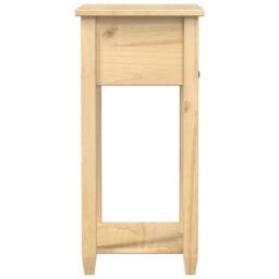 Berkfield Home Console Table Corona 55x35x73 cm Solid Wood Pine in Light Tan - Size: 55 x 35 x 73 cm - thumbnail 5