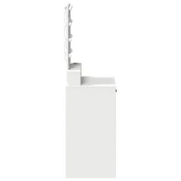 Berkfield Home Dressing Table with LED Lights¬†White 50x41x140 cm in White - Size: 50 x 41 x 140 cm - thumbnail 6