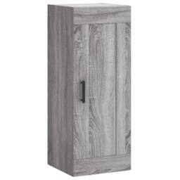 Berkfield Home Wall Mounted Cabinet Grey Sonoma 34.5x34x90 cm Engineered Wood - thumbnail 2