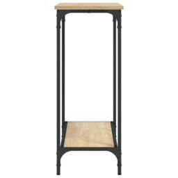 Berkfield Home Console Table Sonoma Oak 101x30.5x75 cm Engineered Wood in Brown - thumbnail 5