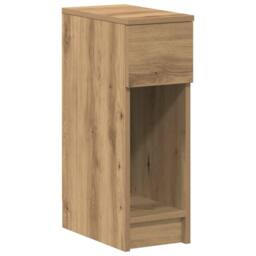 Berkfield Home Bedside Cabinets with Drawer 2 pcs Artisan Oak 20x36x60 cm in Brown - Size: 20 x 36 x 60 cm - thumbnail 5
