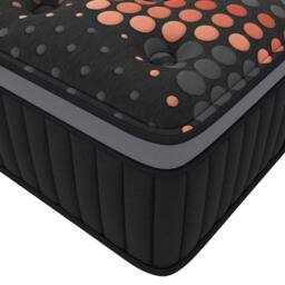 Arthur Sleep Copper Arthur 2000 Medium Firm Memory Hybrid Mattress in Charcoal - Size: Small Double