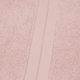 OHS 10 Pack of 100% Cotton Face Cloth Bathroom Towel in Light Pink - thumbnail 5