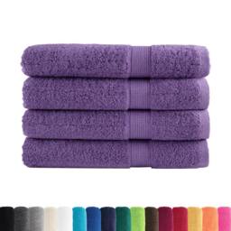 Berkfield Home Premium Sauna Towels SOLUND 4 pcs Purple 80x200 cm 600 gsm