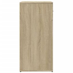 Berkfield Home Sideboard Sonoma Oak 79x38x80 cm Engineered Wood in Brown - Size: 79 x 38 x 80 cm - thumbnail 6
