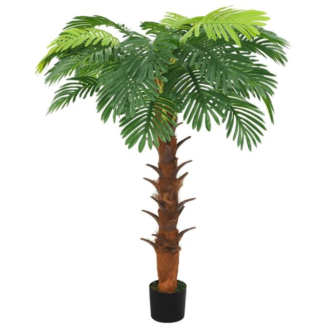 Berkfield Home Artificial Cycas Palm with Pot 160 cm Green - image 1