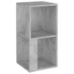 Berkfield Home Corner Cabinet Concrete Grey 33x33x67 cm Engineered Wood - Size: 33 x 33 x 67 cm - thumbnail 1