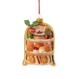 The Alphabet Gift Shop Festive Afternoon Tea Shaped Bauble - thumbnail 2