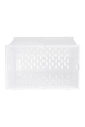 H&O Direct 12 Pack Waterproof Plastic Shoe Storage Boxes in White - thumbnail 2