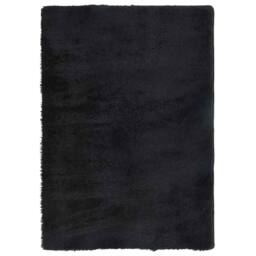 Berkfield Home Shaggy Rug High Pile NAVARRA Black 160x230 cm Polyester - Size: Medium - thumbnail 3