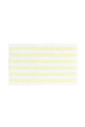Blomus Set of 2 ARTO Guest Towels with Wide Stripe - White/Transparent Yellow in White - thumbnail 2
