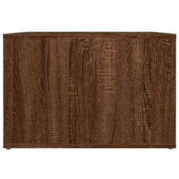 Berkfield Home Bedside Table Brown Oak 57x55x36 cm Engineered Wood - Size: 57 x 55 x 36 cm - thumbnail 6