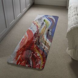 Benjamin Tate Design Paris In Paint Runner Rug in Natural - Size: 67 cm x 230 cm - thumbnail 4