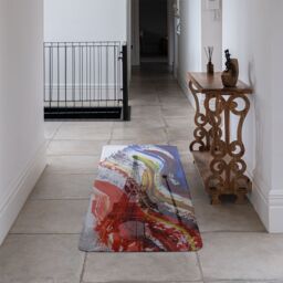 Benjamin Tate Design Paris In Paint Runner Rug in Natural - Size: 67 cm x 230 cm - thumbnail 3
