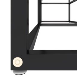 Berkfield Home TV Cabinet Transparent 140x40x40.5 cm Tempered Glass in Clear - thumbnail 5