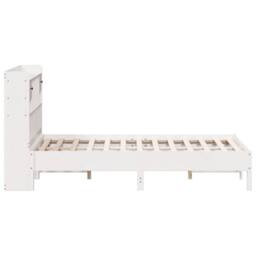 Berkfield Home Bookcase Bed without Mattress White 140x190 cm Solid Wood Pine - thumbnail 5
