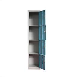 FORGEVIO 4 Door Locker Home Office Lockable Cabinet in Light Blue - Size: 0.6m2 - thumbnail 2