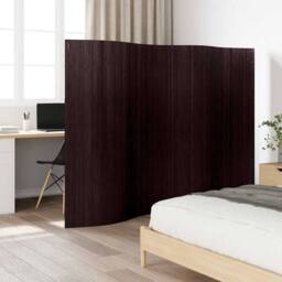 Berkfield Home Room Divider Bamboo Dark Brown 250x165 cm - thumbnail 2