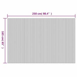 Berkfield Home Room Divider Bamboo Dark Brown 250x165 cm - thumbnail 8