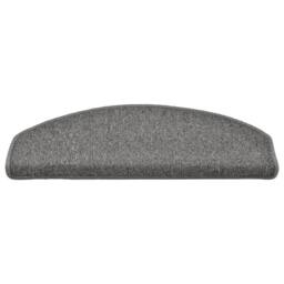 Berkfield Home Carpet Stair Treads 15 pcs Dark Grey 65x24x4 cm - Size: Medium - thumbnail 4