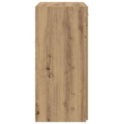 Berkfield Home Storage Cabinet Artisan Oak 80x42.5x93.5 cm Engineered Wood in Brown - thumbnail 7