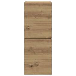 Berkfield Home Classic 4 Piece TV Cabinet Set Wall-mounted Artisan Oak Engineere in Brown - thumbnail 7