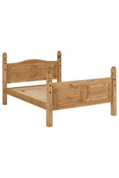 Seconique Corona 5' King Bed High Foot End in Natural - thumbnail 2