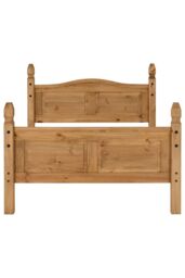 Seconique Corona 5' King Bed High Foot End in Natural - thumbnail 3
