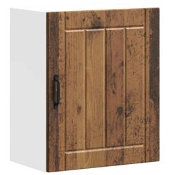 Berkfield Home Kitchen Wall Cabinet Lucca Old Wood Engineered Wood in Brown - thumbnail 2
