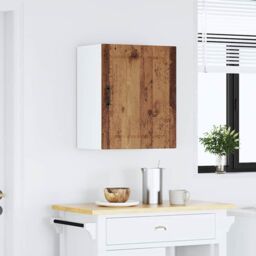 Berkfield Home Kitchen Wall Cabinet Lucca Old Wood Engineered Wood in Brown - thumbnail 3