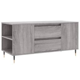 Berkfield Home Modern Coffee Table Grey Sonoma 102x44.5x50 cm Engineered Wood - thumbnail 3
