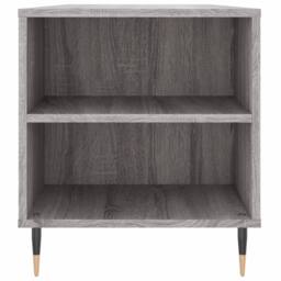 Berkfield Home Modern Coffee Table Grey Sonoma 102x44.5x50 cm Engineered Wood - thumbnail 7