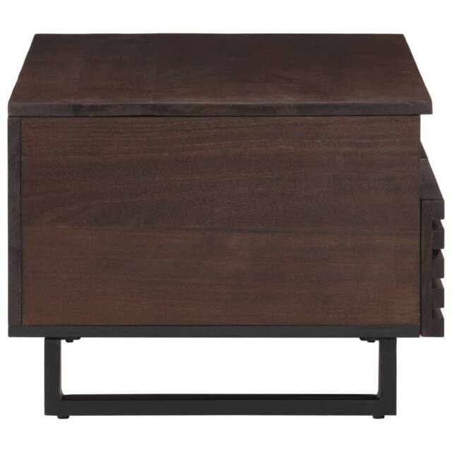 Berkfield Home Beautiful Coffee Table Brown 80x55x40 cm Solid Wood Mango - Size: 80 x 55 x 40 cm - image 1