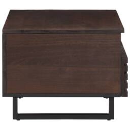 Berkfield Home Beautiful Coffee Table Brown 80x55x40 cm Solid Wood Mango - Size: 80 x 55 x 40 cm - thumbnail 1